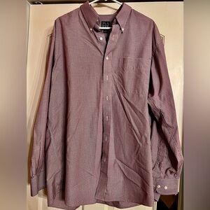 JoABanks Men’s XL Traveler’s Collection Wrinkle-Resistant Long Sleeve Shirt